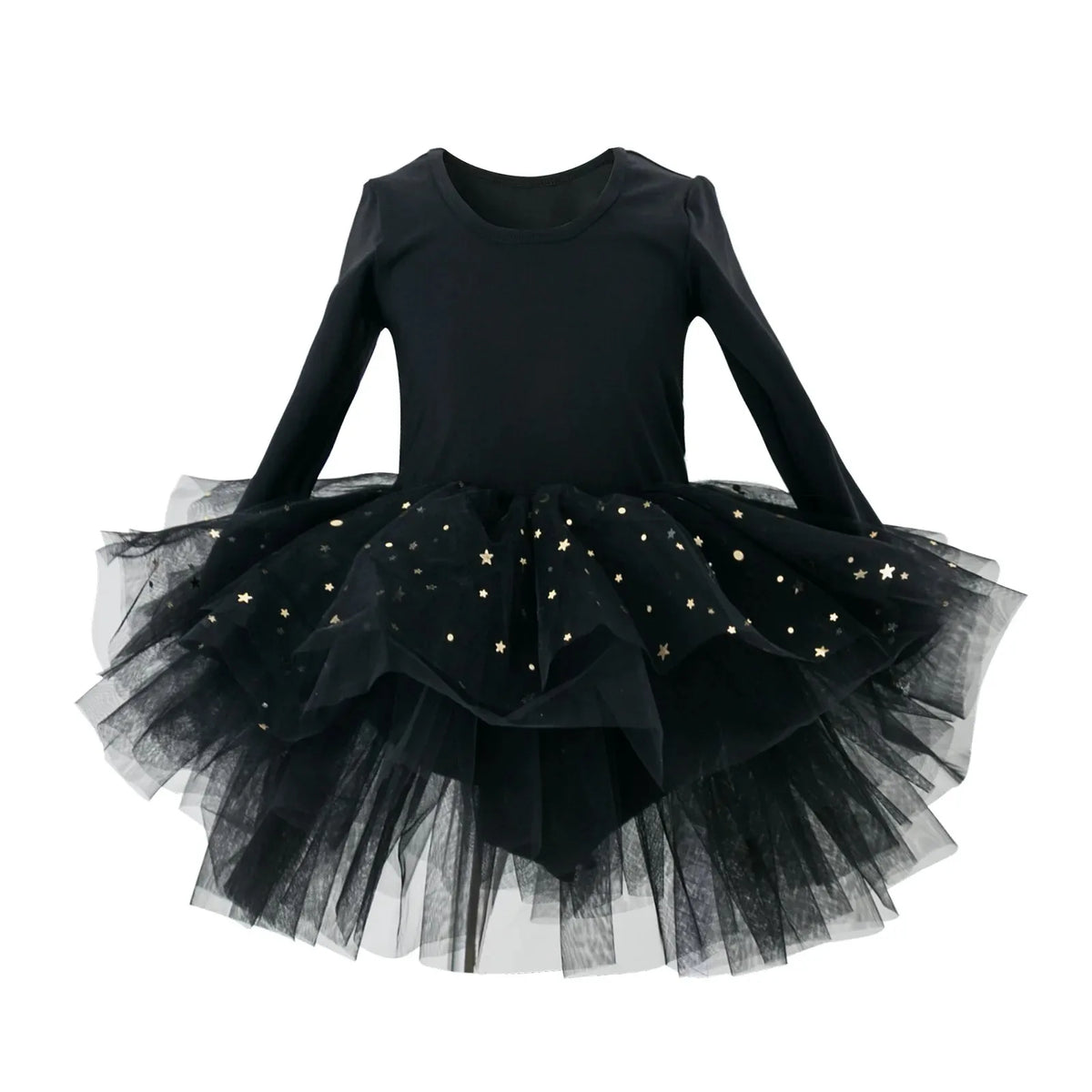 Baby Girl Princess Tutu Dress Long Sleeves Infant Toddler Pu