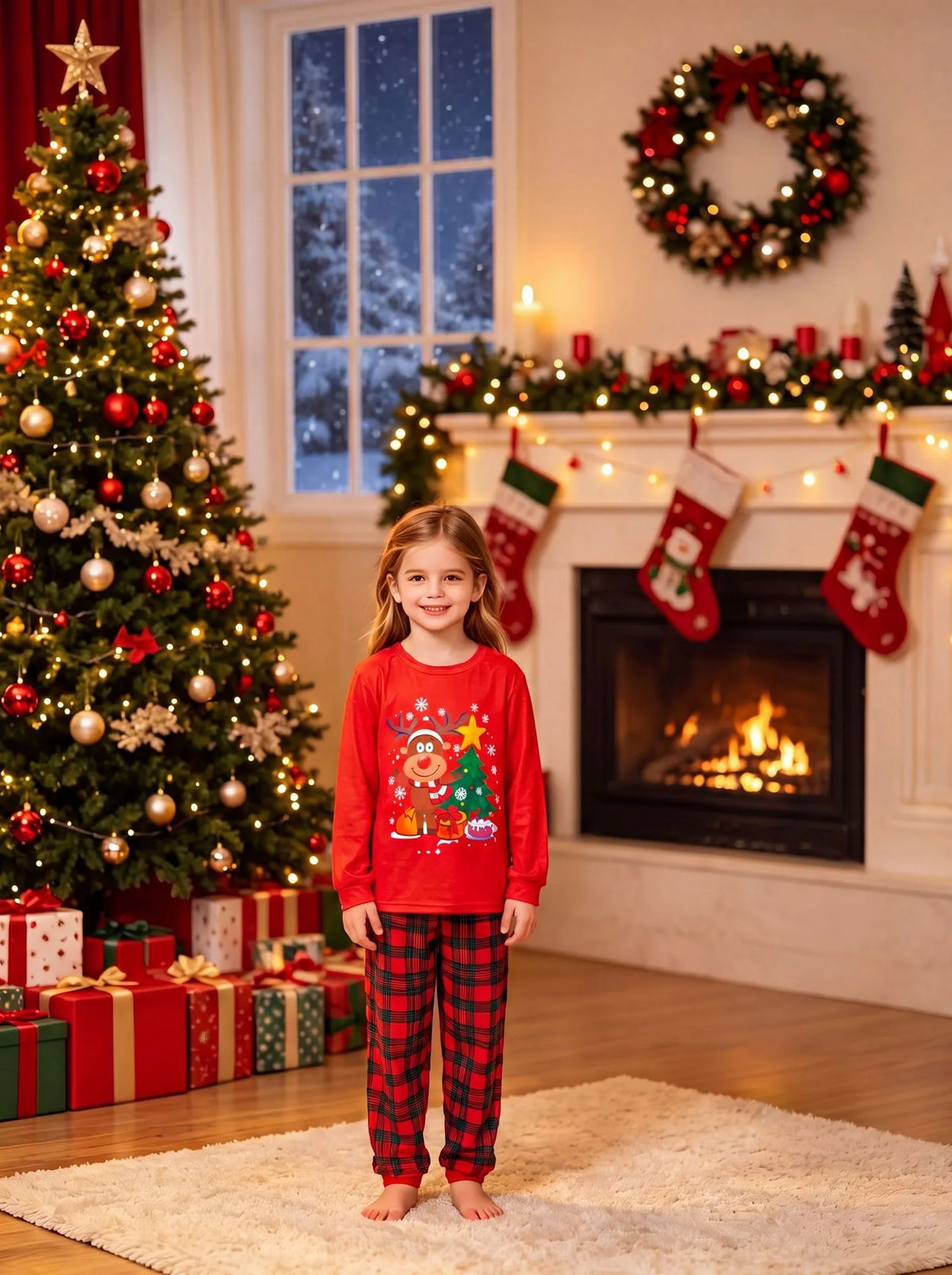 2026 Winter Holiday Outfits Christmas Pajamas Set for Family