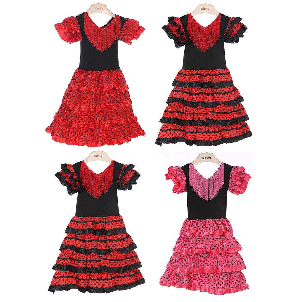 Spanish Flamenco Dancer Dress | Girls Costume