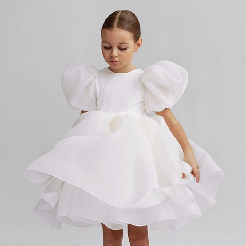 Child Evening Flower Pageant Vestidos Girls Princess Dress L