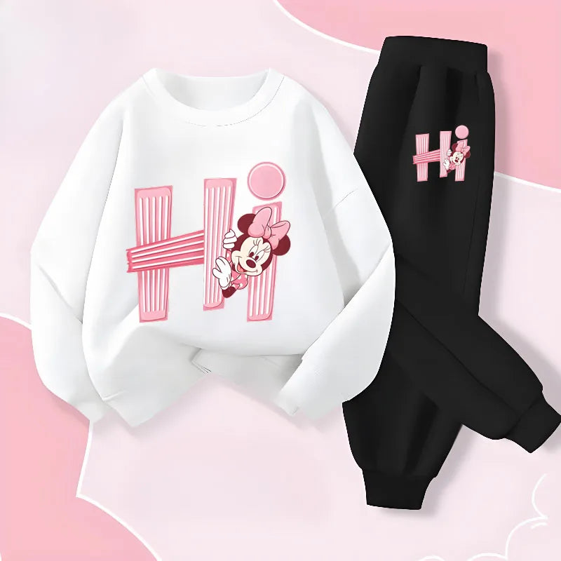 2026 Children's Long Sleeve Pullover Sets Spring Prinyted Gi