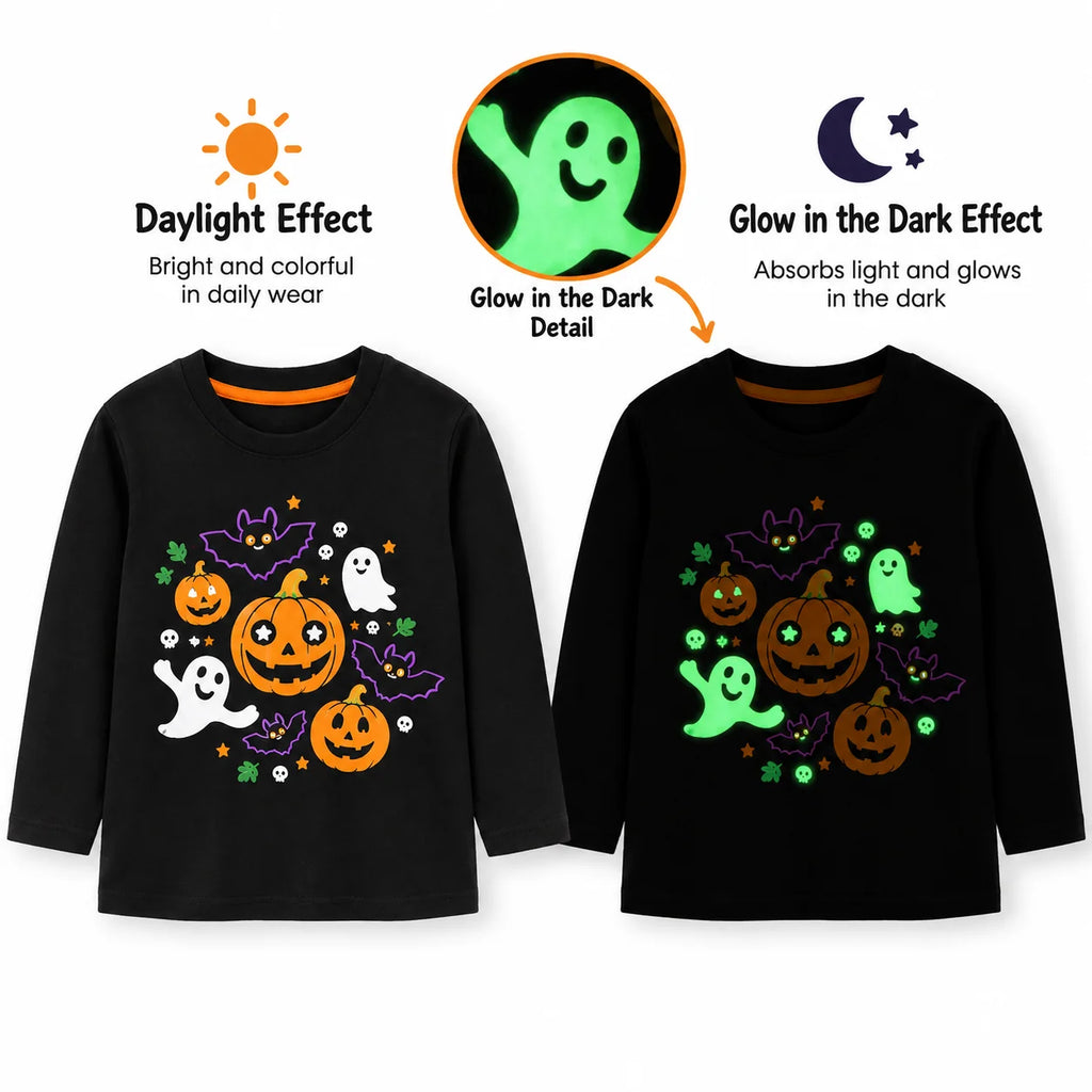 Glow-in-the-Dark Halloween Graphic Tee