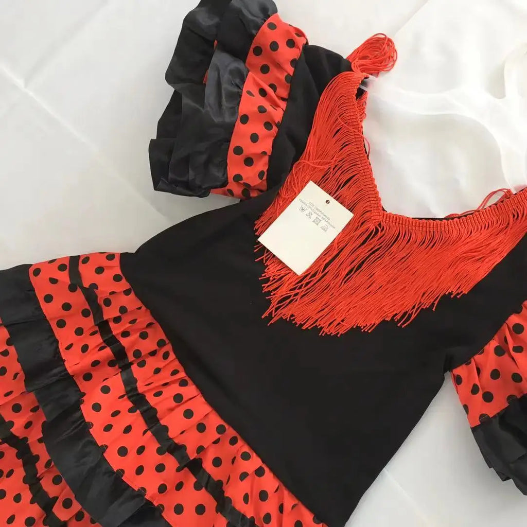 Spanish Flamenco Dancer Dress | Girls Costume