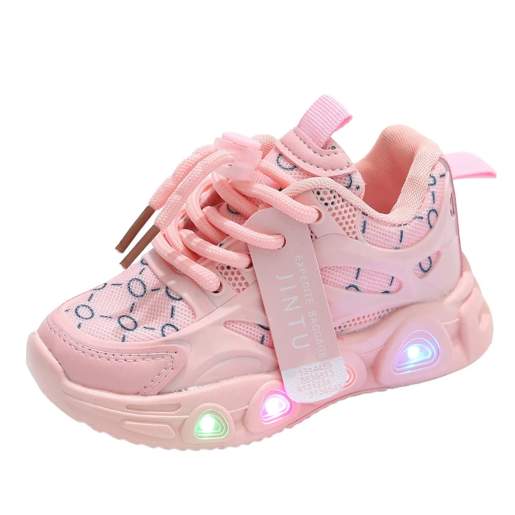 LED Baby Luminous Shoes LED Light Up Shoes For Girls Toddler