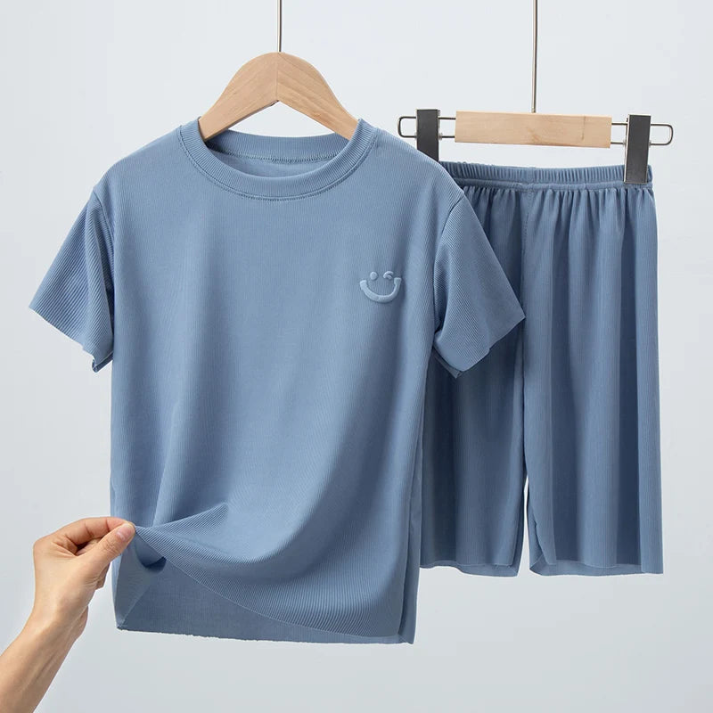 Cool Summer 2-Piece Shorts Set for Boys