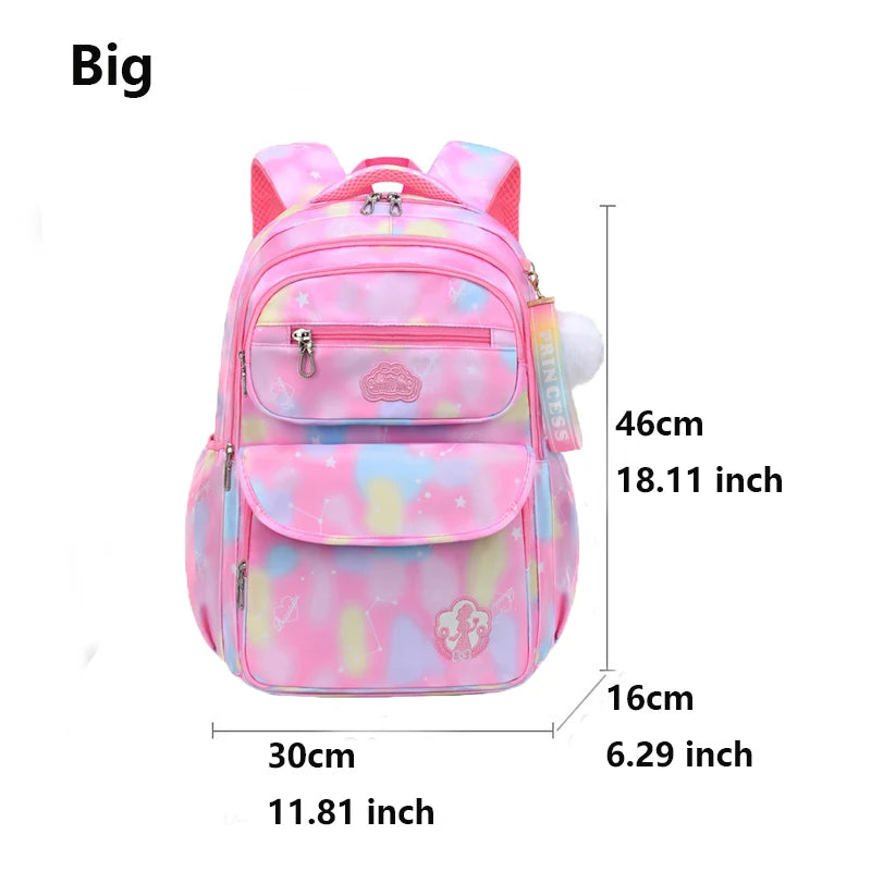 Children Girl Backpack School Bag Pink For Kid Child Teenage
