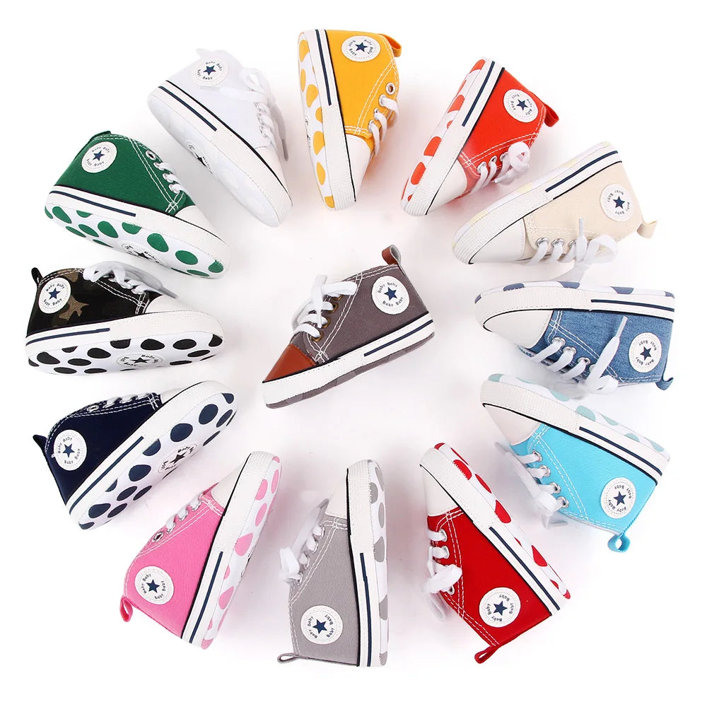 Spring Baby Shoes Boy and Girl Classic Canvas Casual Sneaker