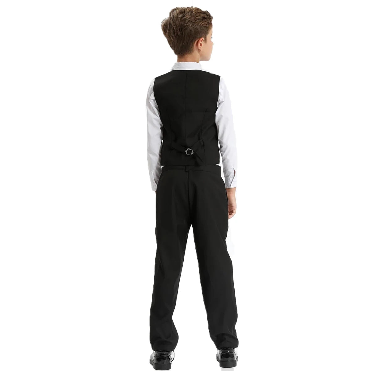 Kids Pants Boys Black School Uniforms Teenagers Formal Adjus