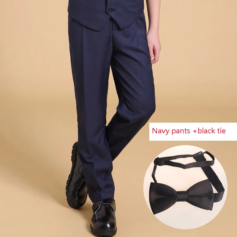 New Fall Teenage Pants School Uniform Cotton Solid Color Sui