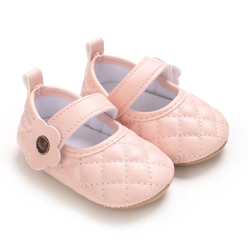 0-1Year Baby Shoes Infant Pre-Walker Shoes Girls Princess Bo