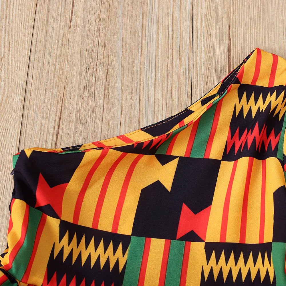 African Bohemian Girls' Dress | Traditional Wear