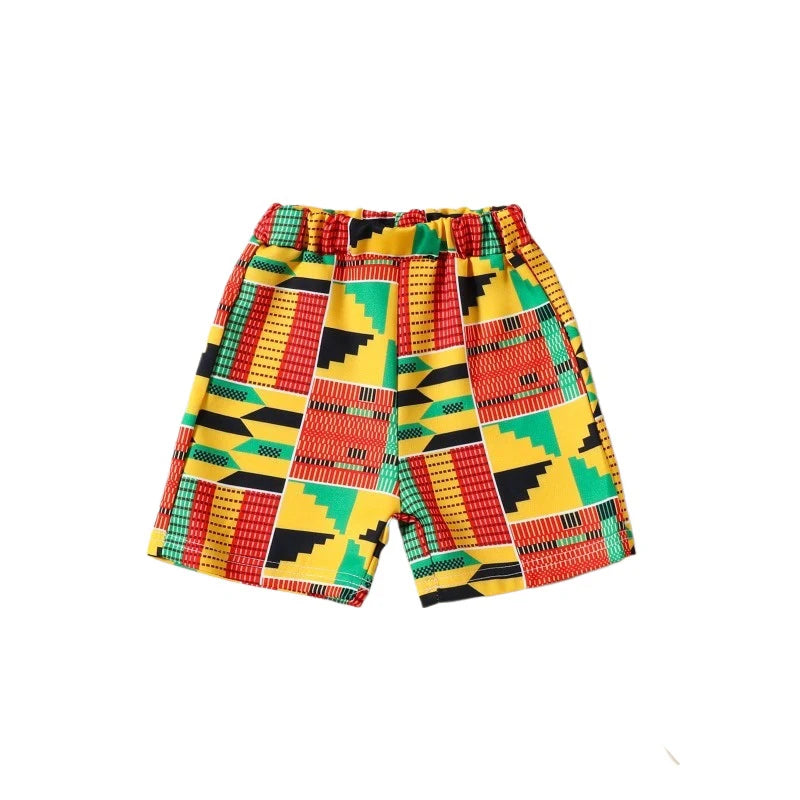 Kente Print Two-Piece Set for Kids