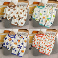 Cute Bear Print Baby Clothing Set Children Long Sleeve+ Pant
