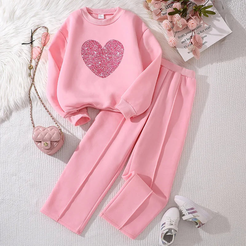 2026 Autumn Winter Kids Tracksuit Children Girls Clothes Swe