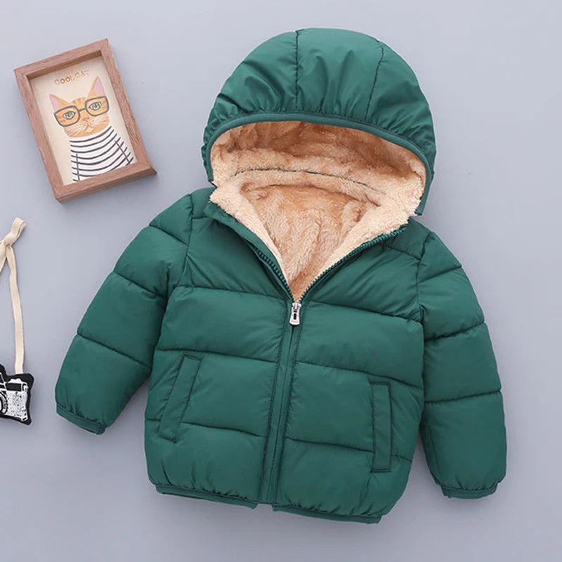 Cosy Fleece Hooded Jacket for Kids