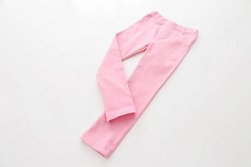 Girls' Candy Colour Pencil Pants