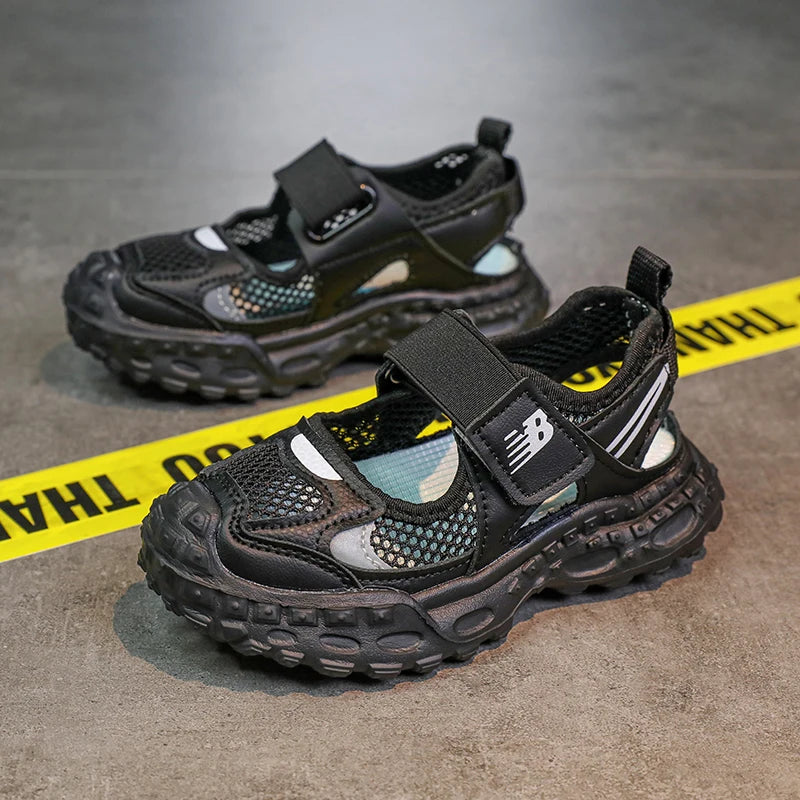 Summer Children Mesh Clunky Sneakers Boys Girls Breathable H