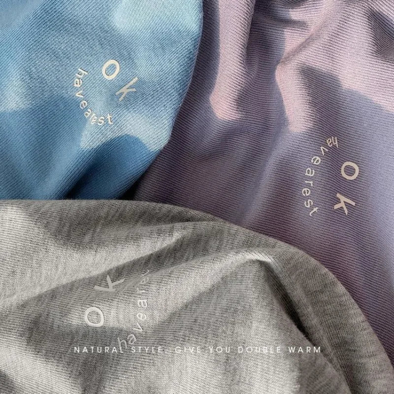 Summer Minimalist Boy Home Clothes Solid Color Loose and Com