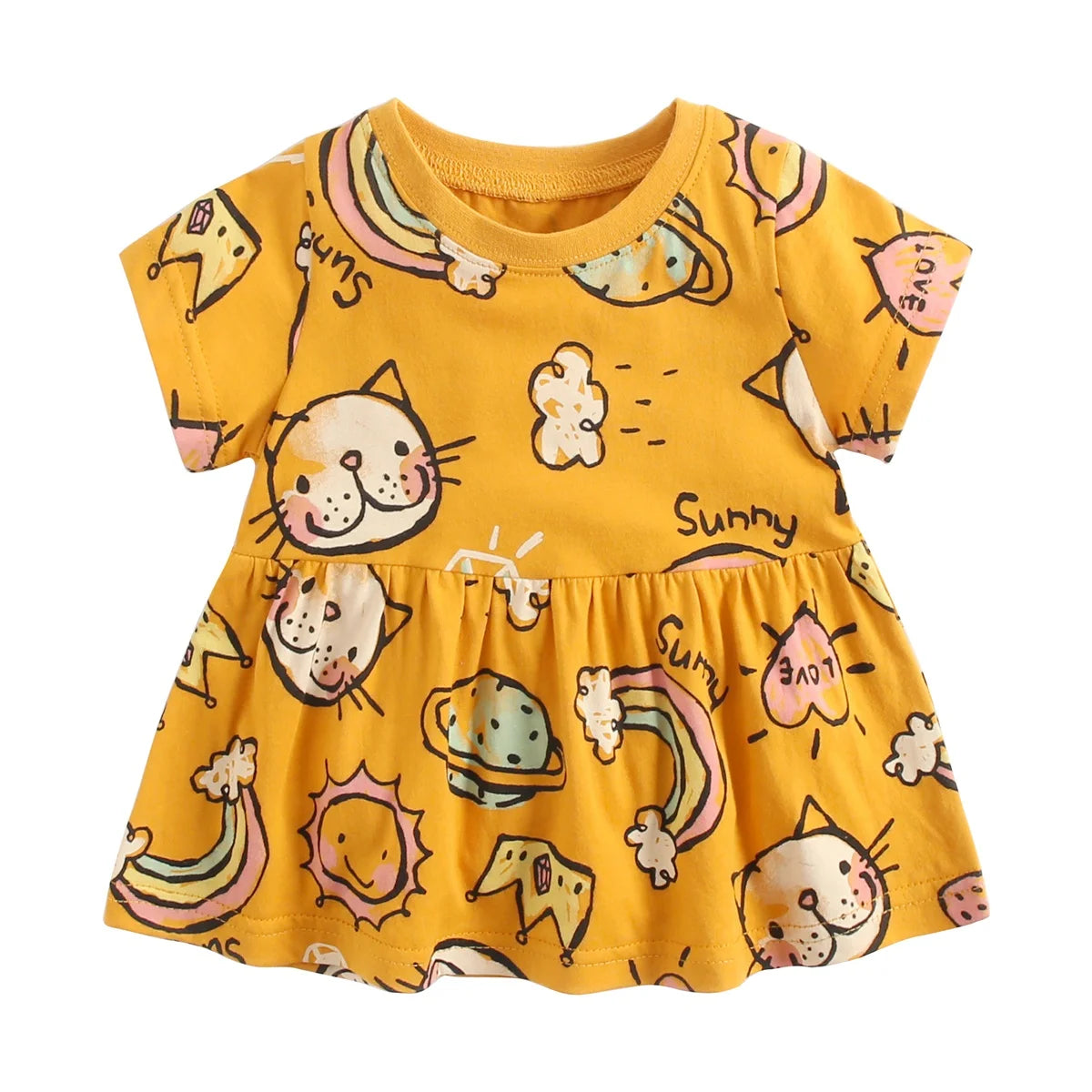 Cute Summer Dress for Girls – Soft Cotton Casual