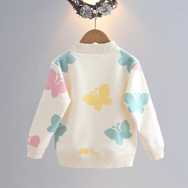 Girls' Sweater Thickened Autumn/Winter Fashionable Versatile