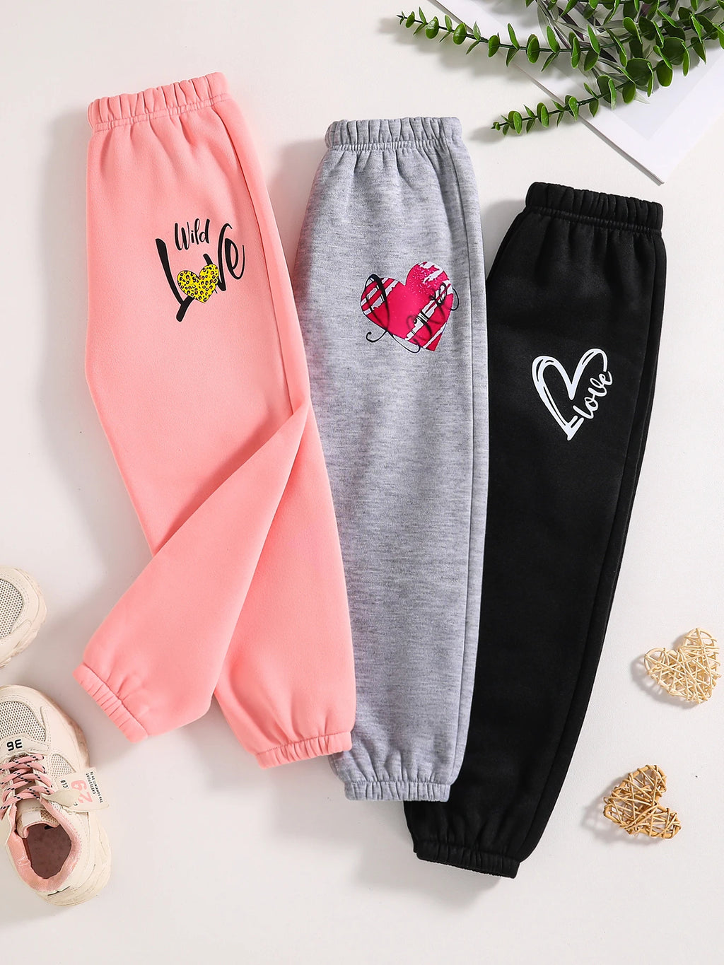 Children's Clothing, Girls' Autumn Casual Knitted Sports Pan