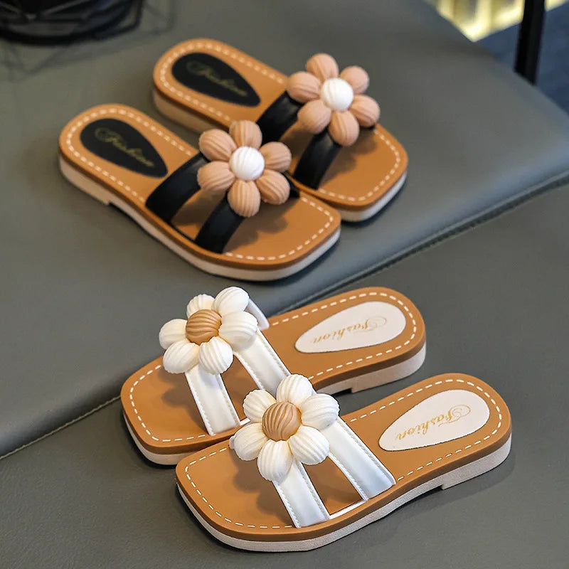 Children Slippers Kids Summer Cartoon Beach Shoes Girls Baby