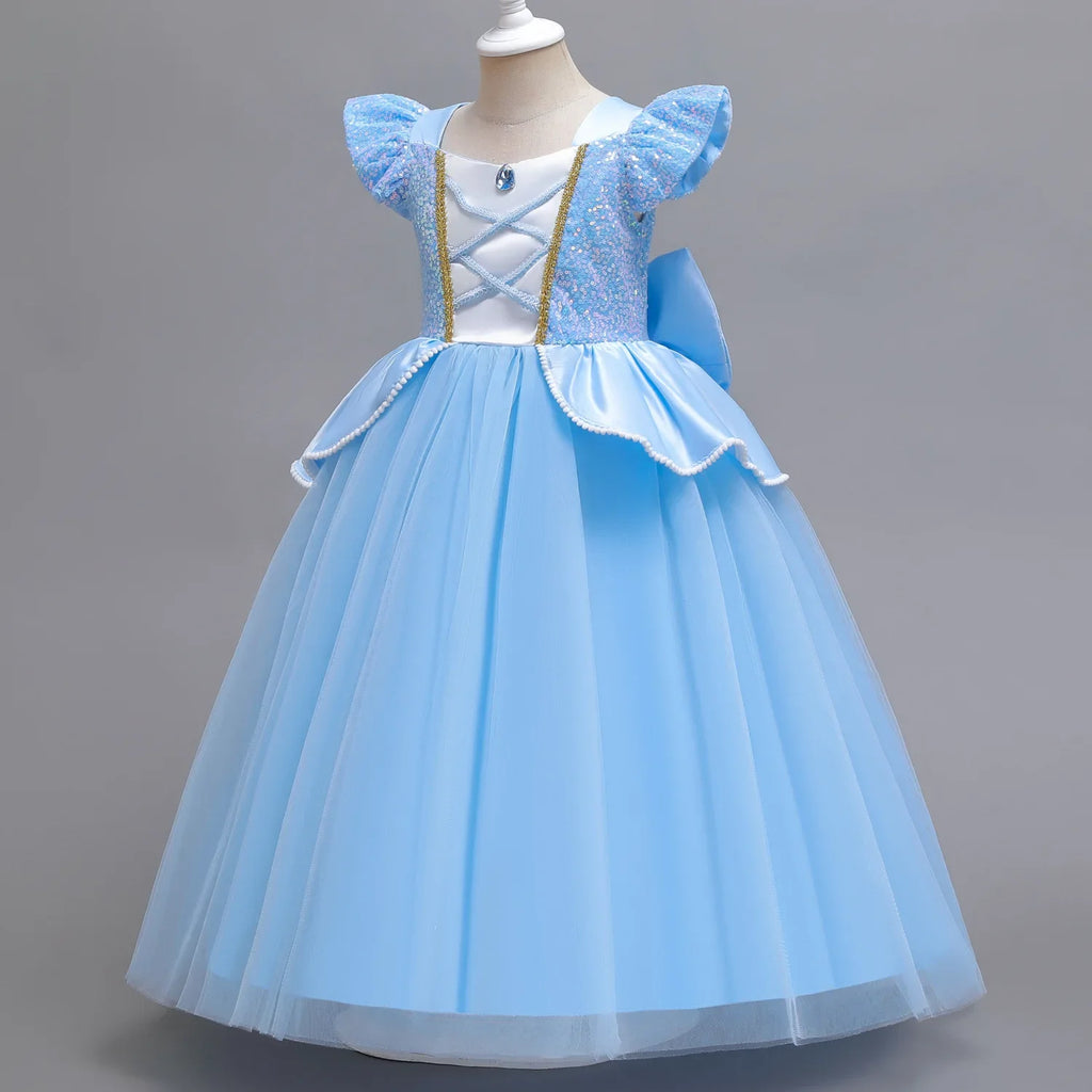 Disney Deluxe Elegant Cinderella Princess Ball Gown Fancy Bi