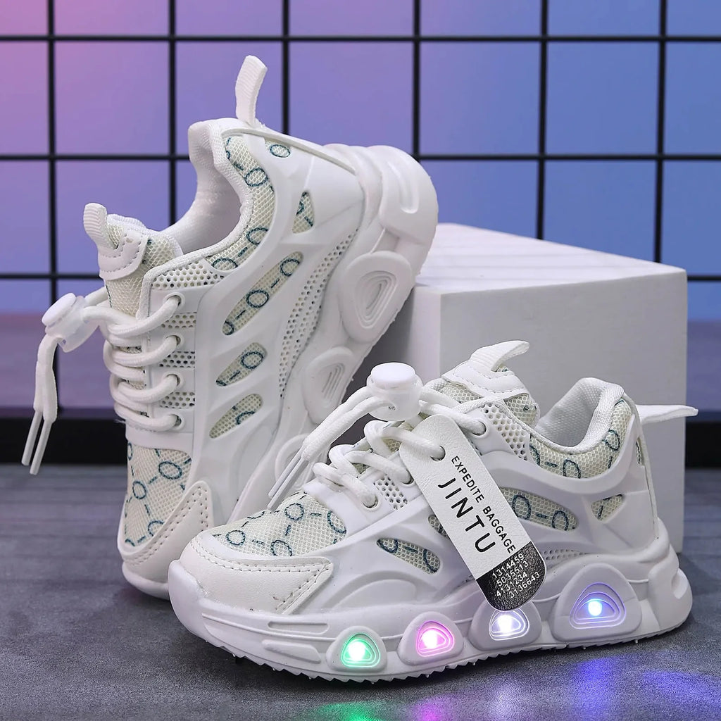 LED Baby Luminous Shoes LED Light Up Shoes For Girls Toddler