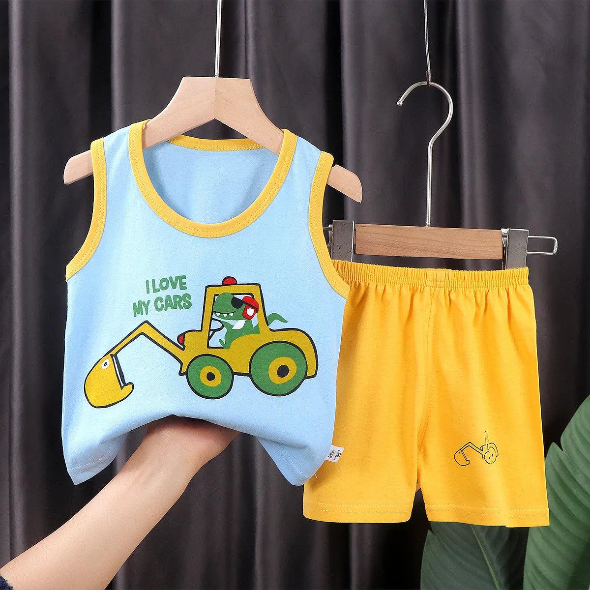 Boys Summer Vest & Shorts Set