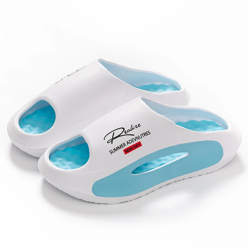 Summer Men's Massage Slippers Indoor Outdoor Sandals Beach M