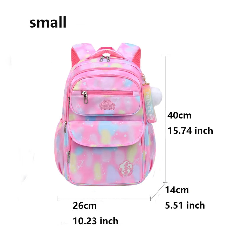 Children Girl Backpack School Bag Pink For Kid Child Teenage