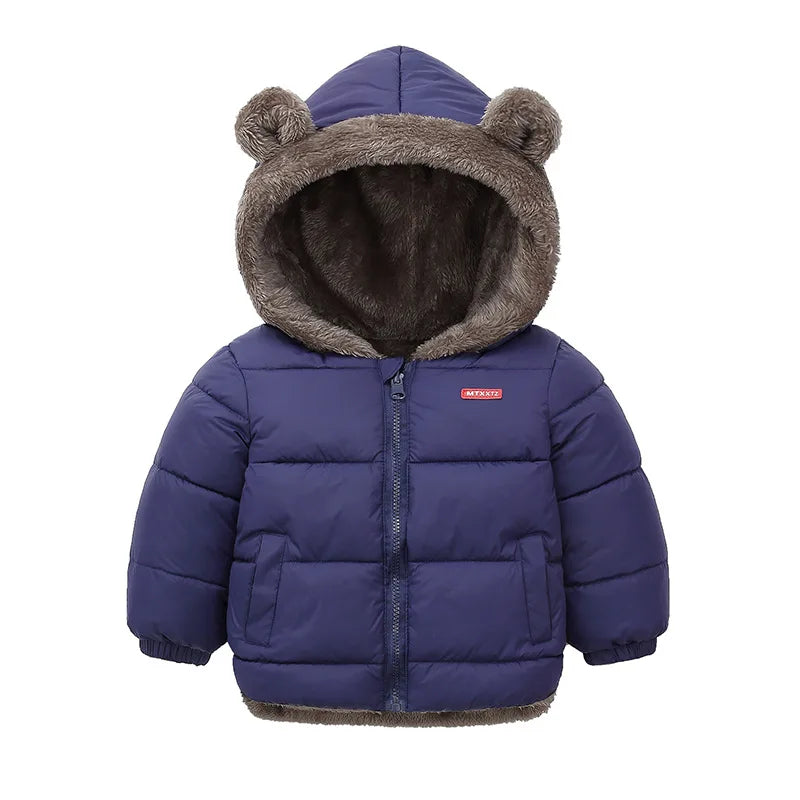 Kids Padded Hooded Coat | Cosy Winter Warmth