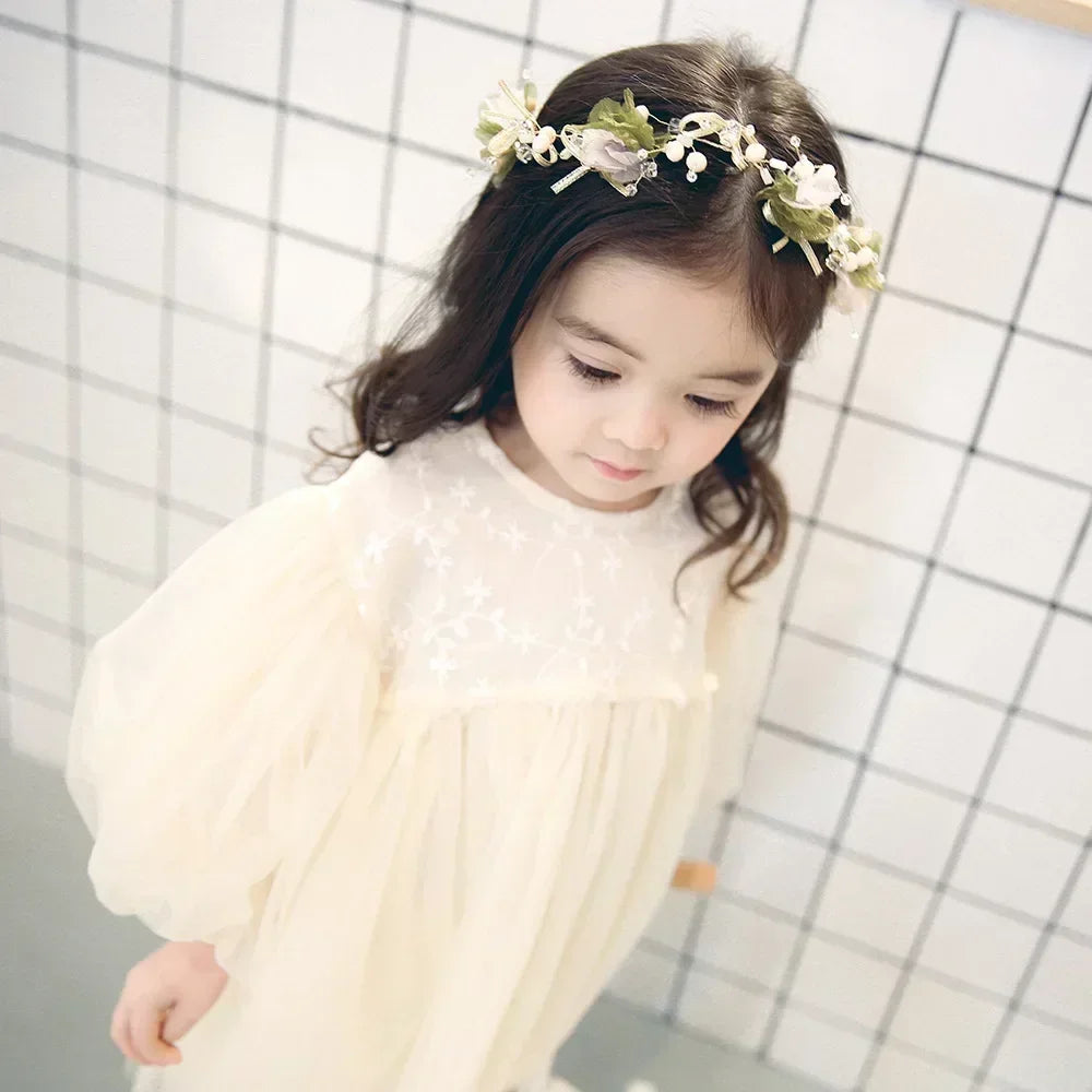 Sweet Princess Dress in Beige