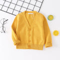 Baby Kids Cardigan Spring New Casual Long Sleeve V-neck Knit