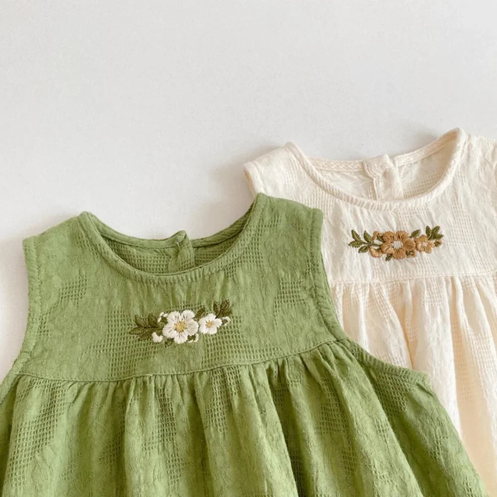 Bear Leader Korean Version Plain Color Girls Casual Dresses