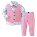 Boys Formal Vest Suit Set – 6 Colours