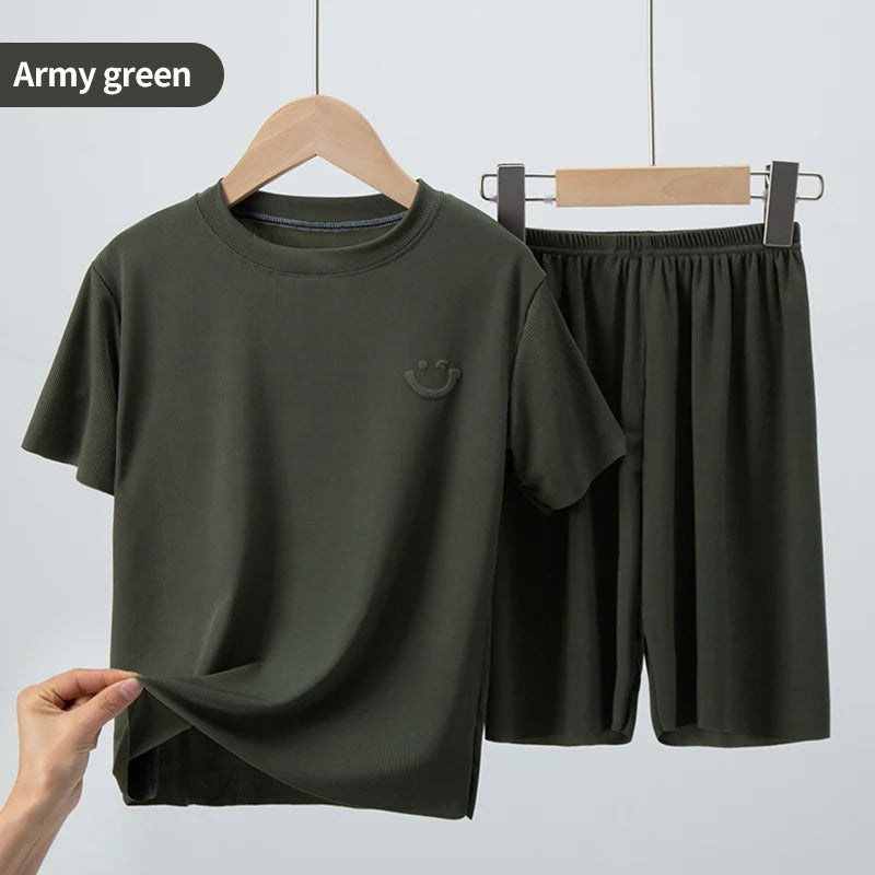 Ice Silk Summer Pyjamas | Boys & Girls