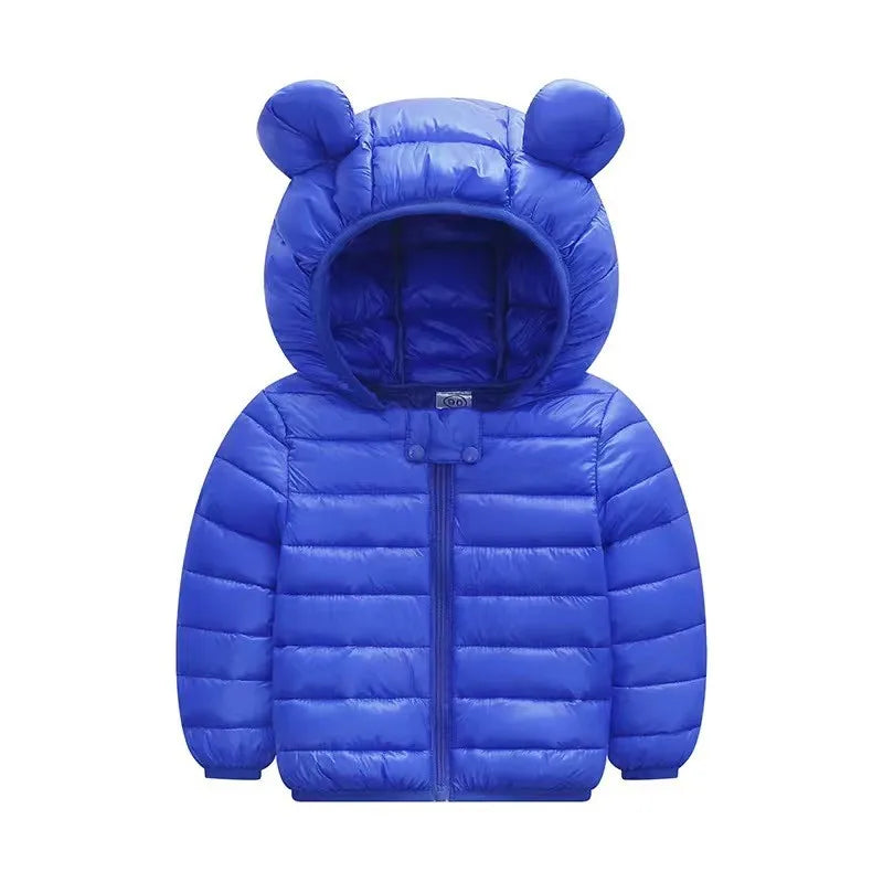 Hooded Lightweight Jackets Children Boys Girls Baby Coats Wi