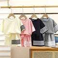 2pcs Baby Sports Suits Summer Clothes Boys Girls Casual Shor