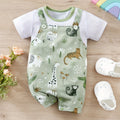 Zoo Animal Print Romper | Newborn to 18 Months