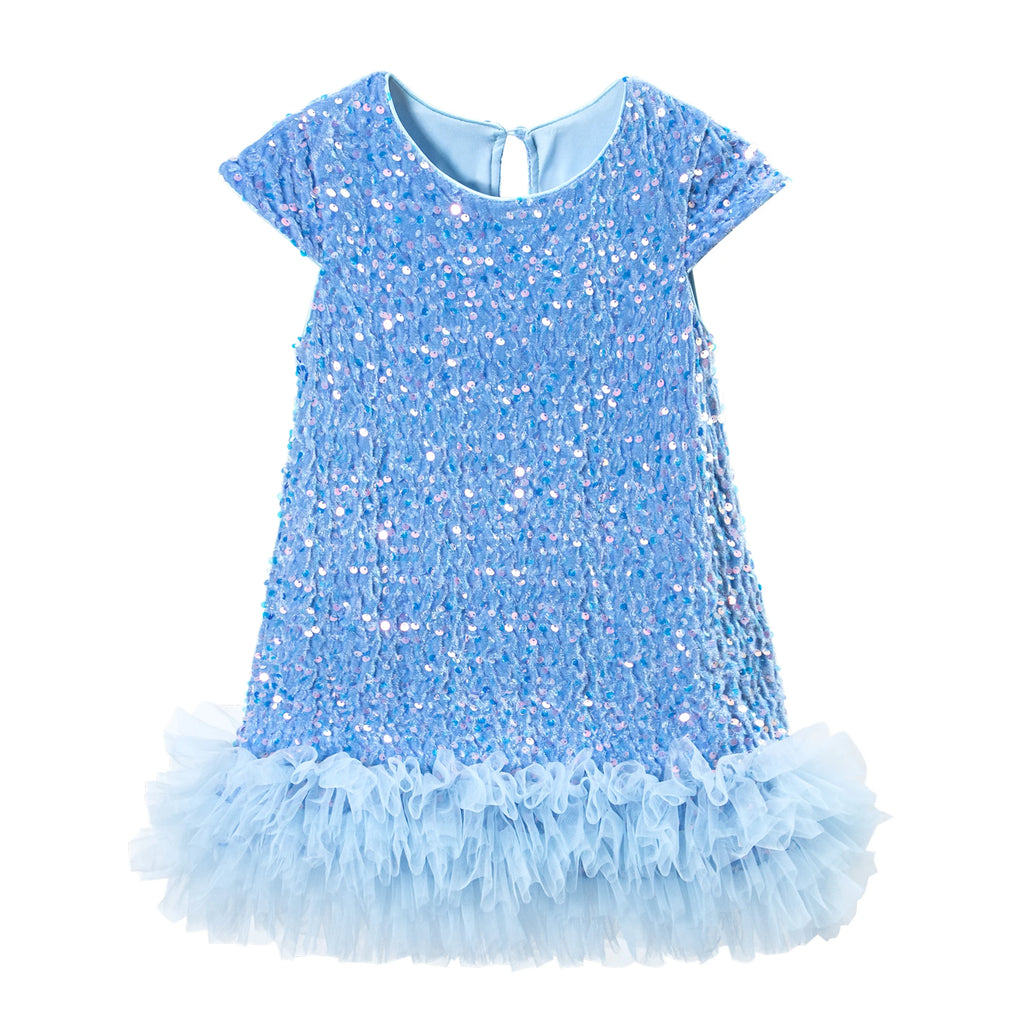 Sequin Tutu Princess Dress – Girls Party Wear