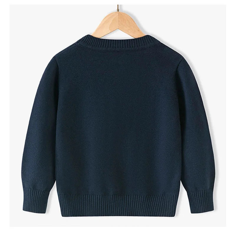 Winter Boys Knitted Sweaters Big Kids Clothes  Autumn Childr