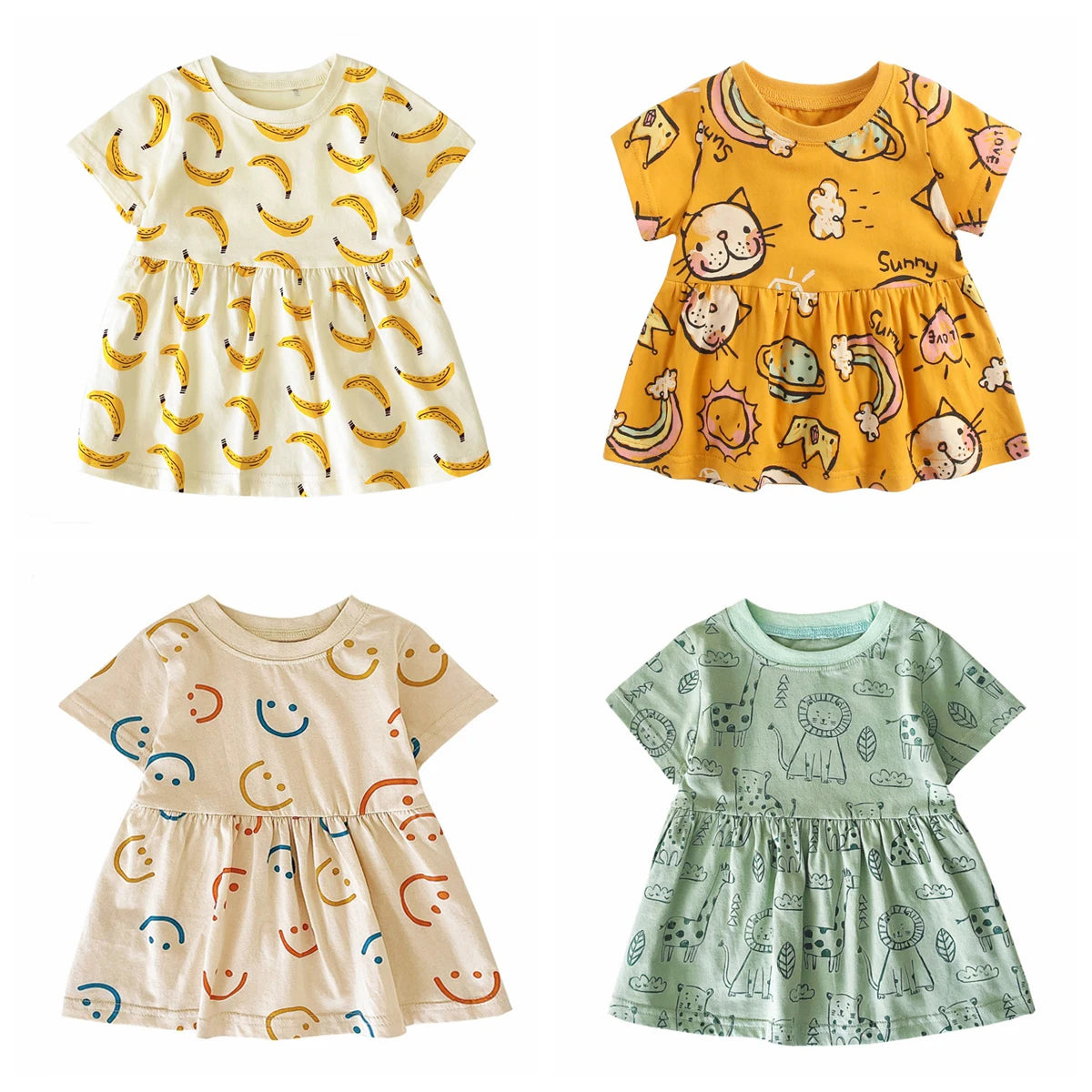 Cute Summer Dress for Girls – Soft Cotton Casual