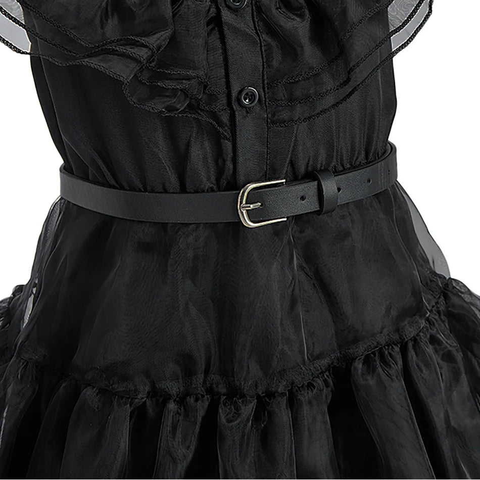 Black Witch Princess Costume Dress