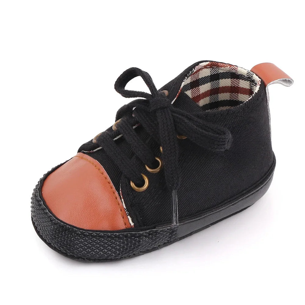 Baby Canvas Classic Sneakers Newborn Print Star Sports Baby