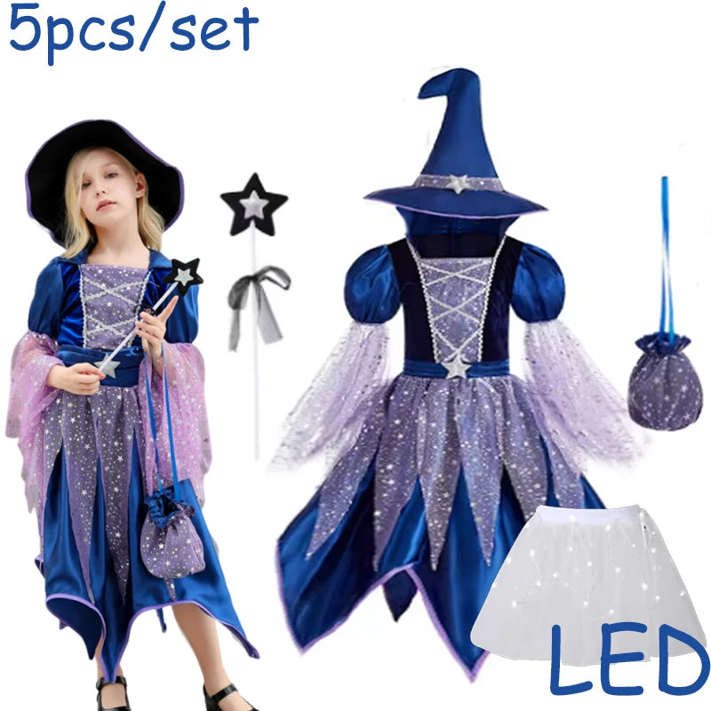Enchanted Witch Fancy Dress Costume & Accessories
