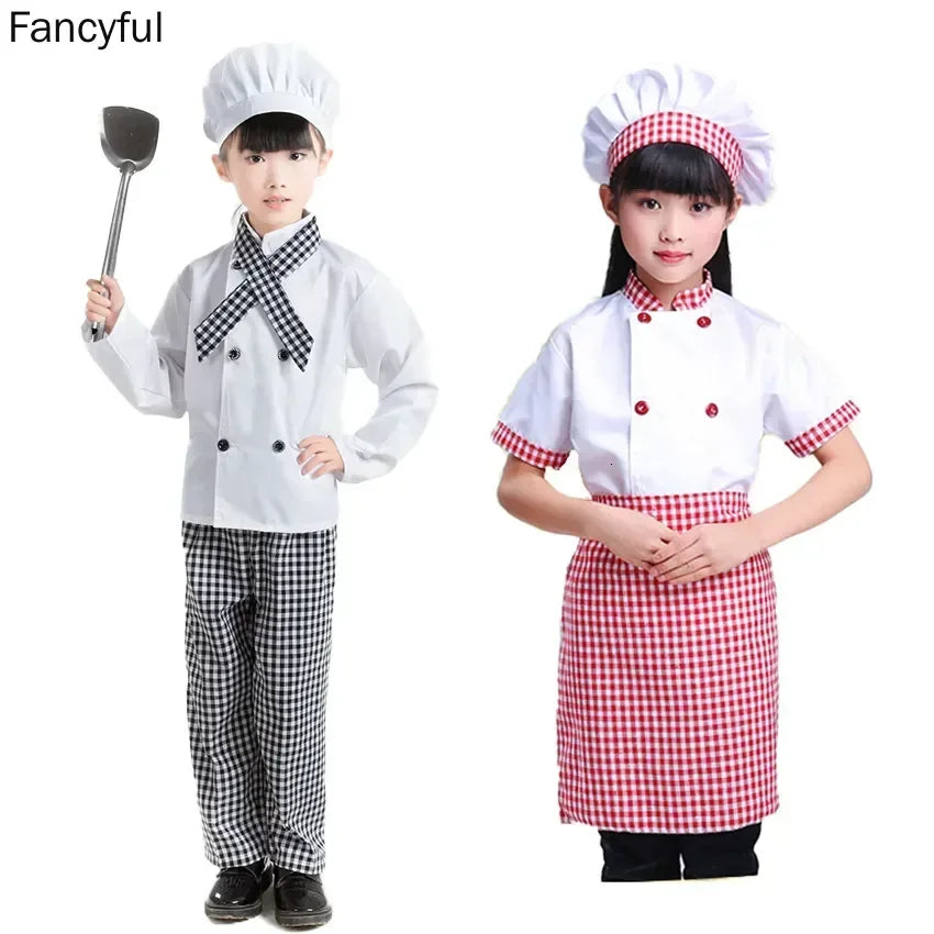 Kids Chef Uniform – Cook Costume Set