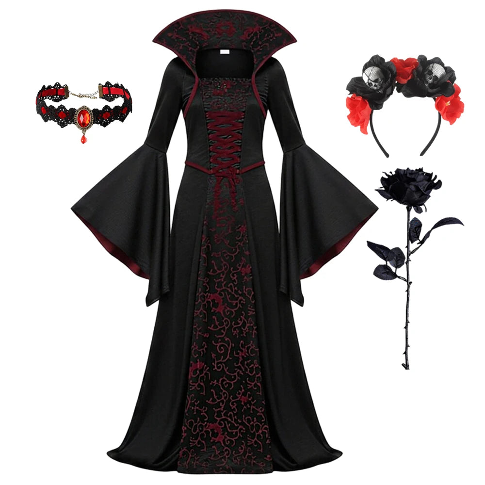 Gothic Ghost Bride Costume for Kids