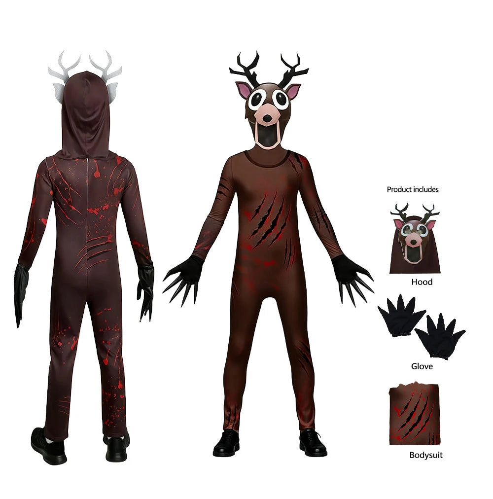 Forest Deer Kids Costume Jumpsuit