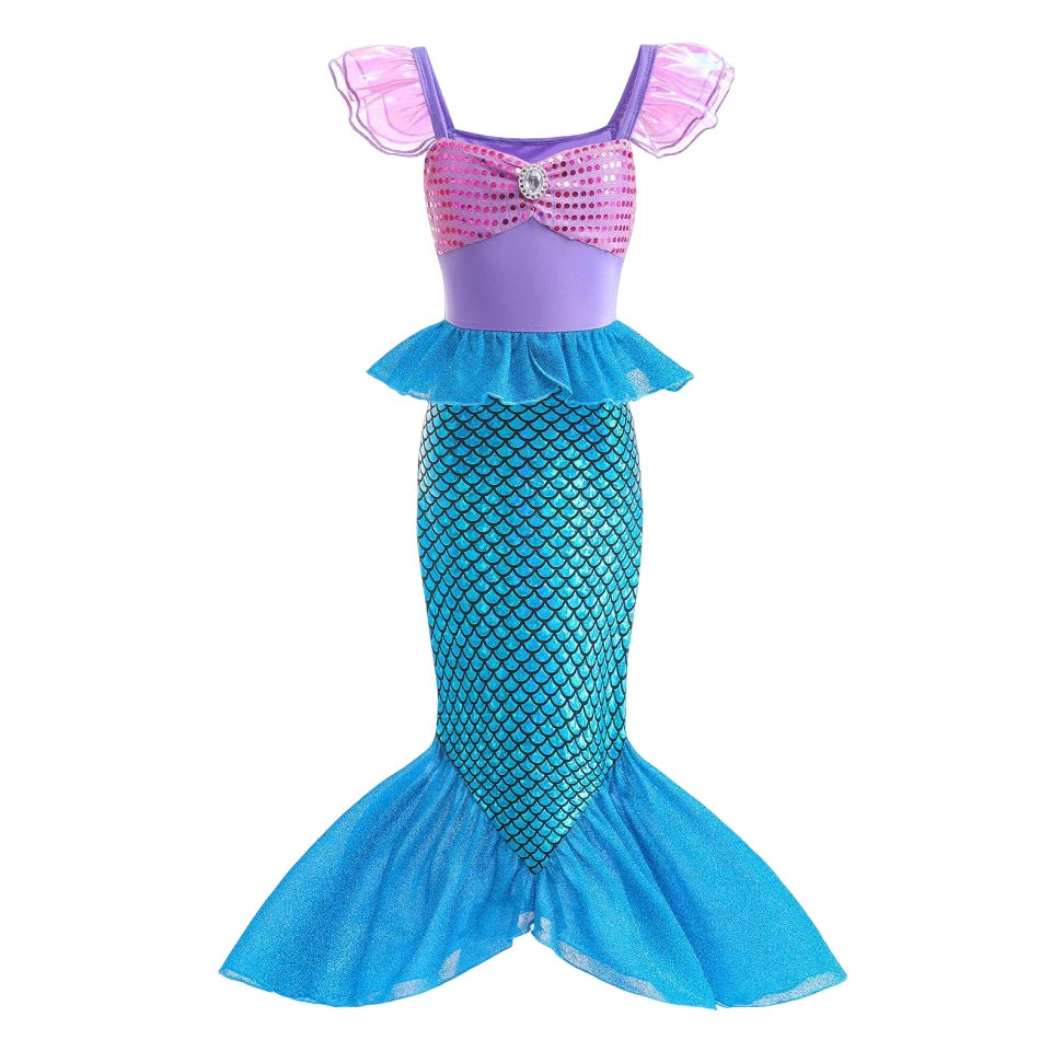 Princess Dress-Up Costume for Girls, Ages 2–10